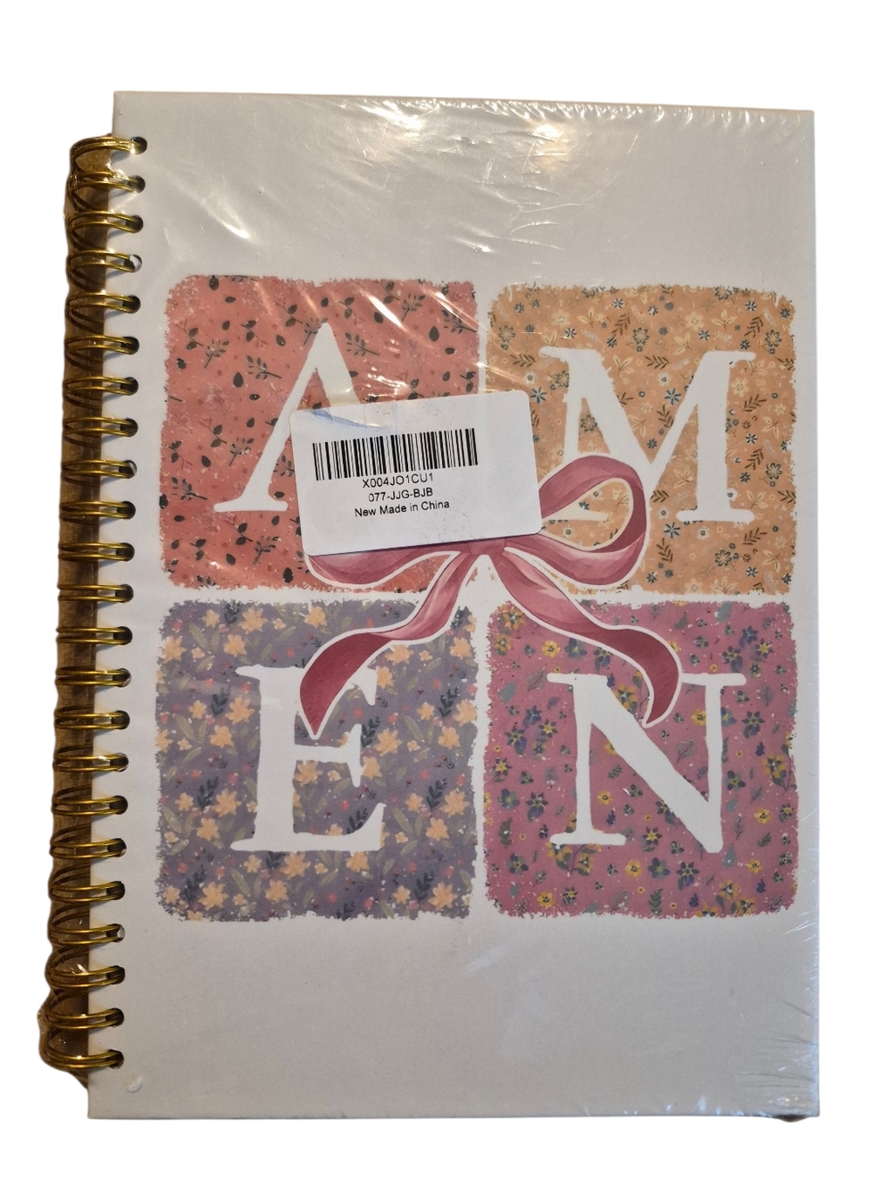 Spiral Notebook And Journal- Pink & Peach Accents, NWT
